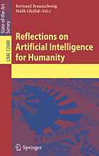 Reflections on artificial intelligence for humanity