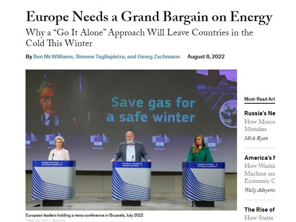 AGGIORNAMENTO PERMANENTEIN PRESENZA
Energia, geopolitica, clima: quali scenari per la transizione energetica?