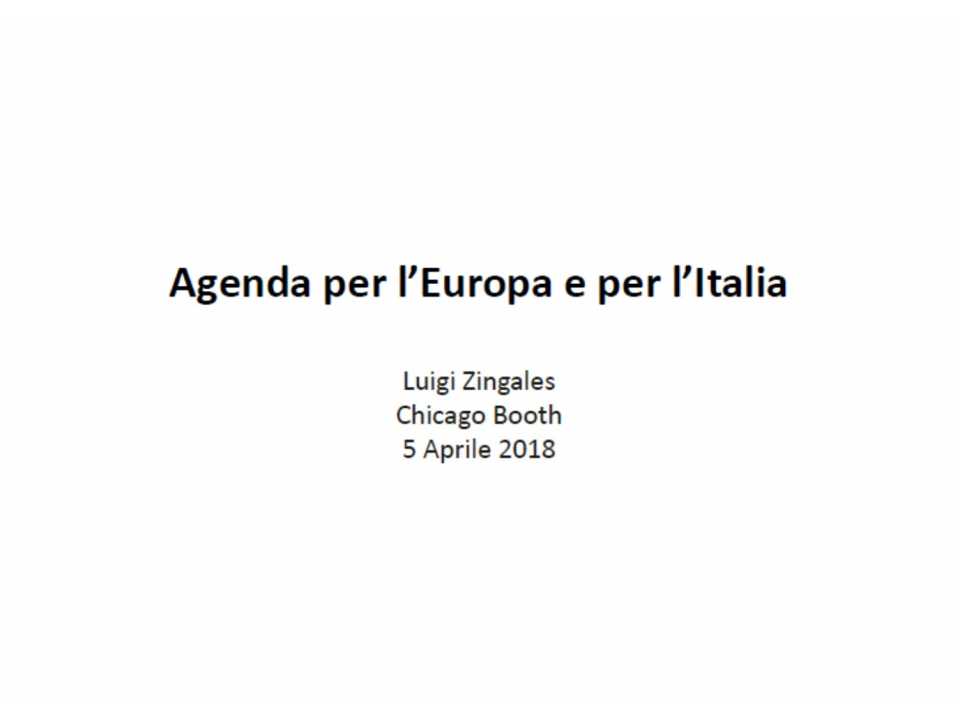 AGGIORNAMENTO PERMANENTEIN PRESENZA
Anteprima del Workshop
“Lo scenario dell’economia e della finanza”
