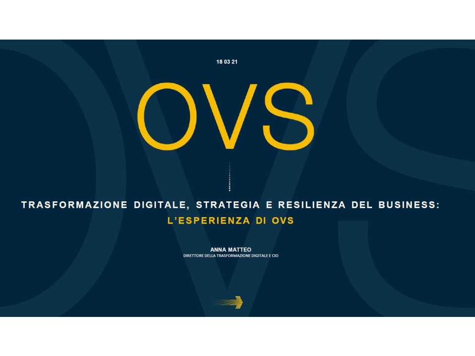 TEHA LIVEVIA WEBTrasformazione digitale, strategia e resilienza del business: l'esperienza di OVS
