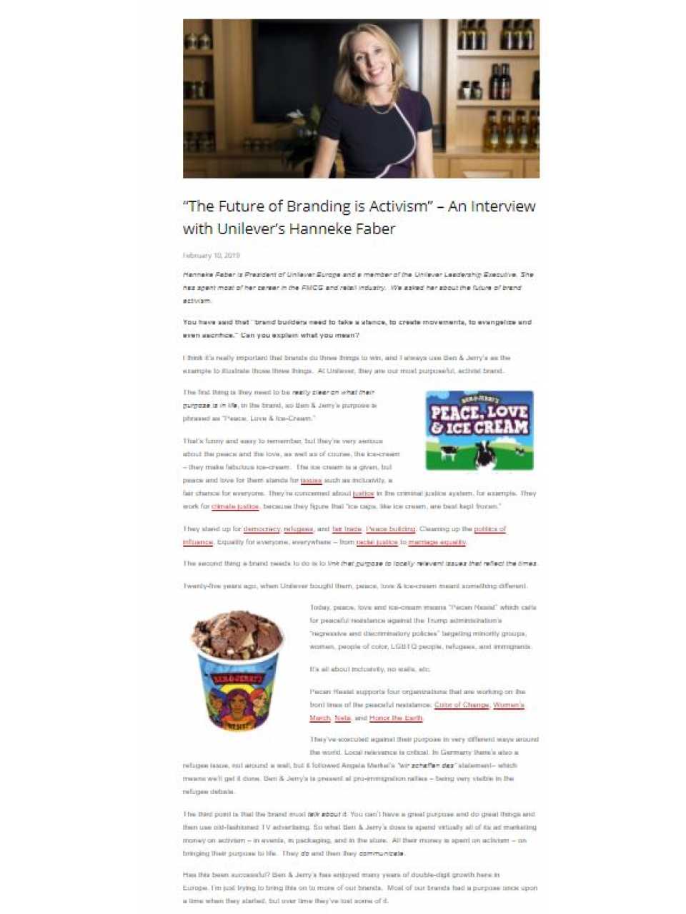 TEHA LIVEVIA WEBBrand activism: dall'etica il successo di un brand