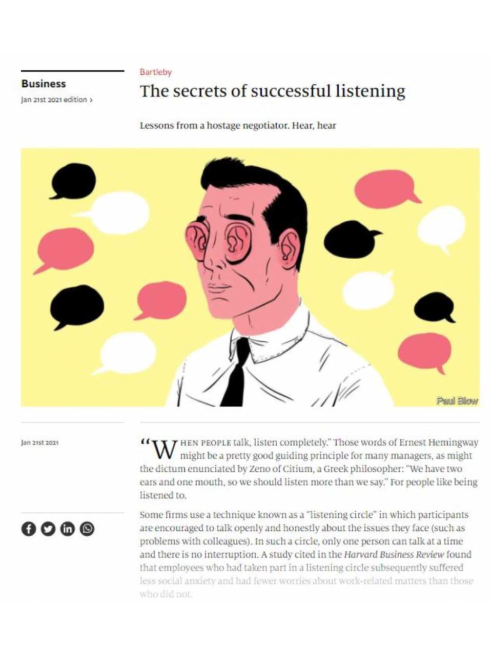 The secrets of successful listening