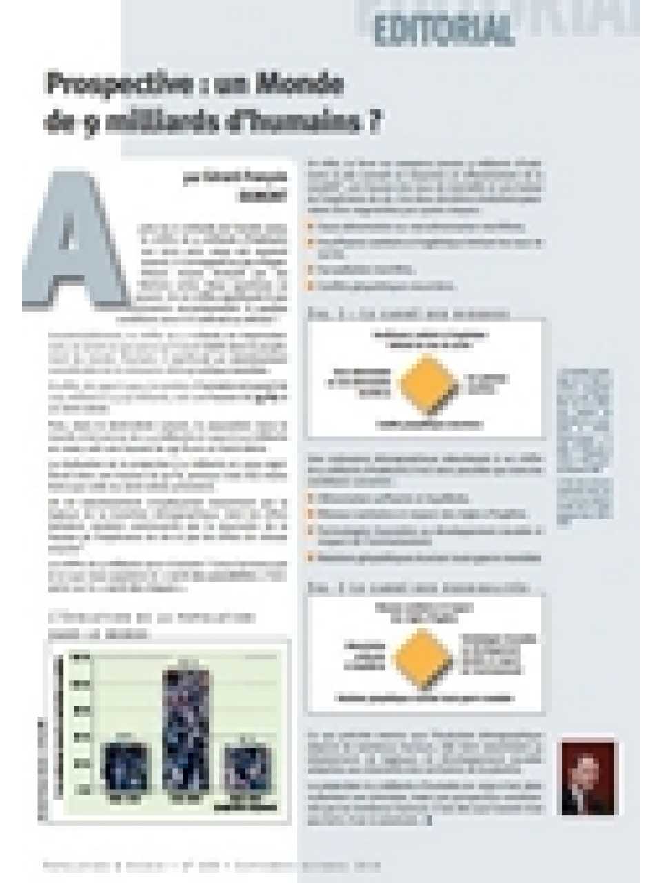 (FRA) Prospective : un Monde de 9 milliards d’humains ?