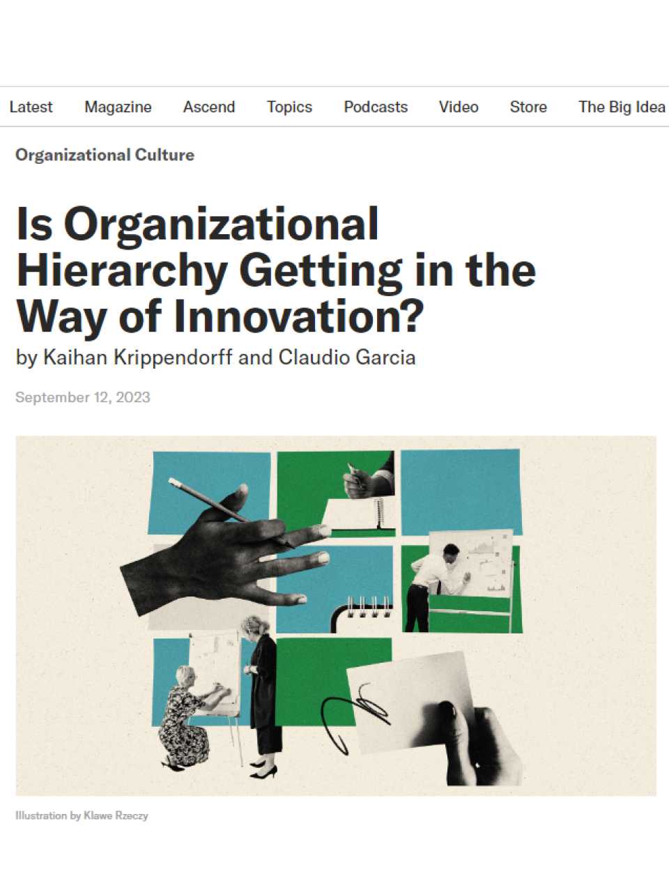 Is Organizational Hierarchy Getting in the Way of Innovation?