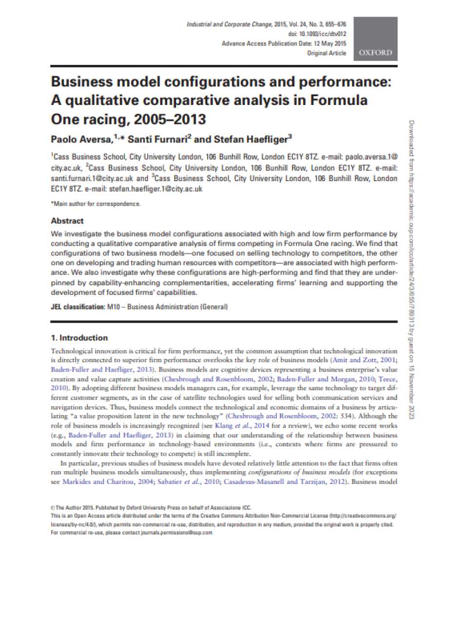 AGGIORNAMENTO PERMANENTEIN PRESENZA
Leading in turbulent environments. Ripensare la strategia con l'esempio della Formula 1