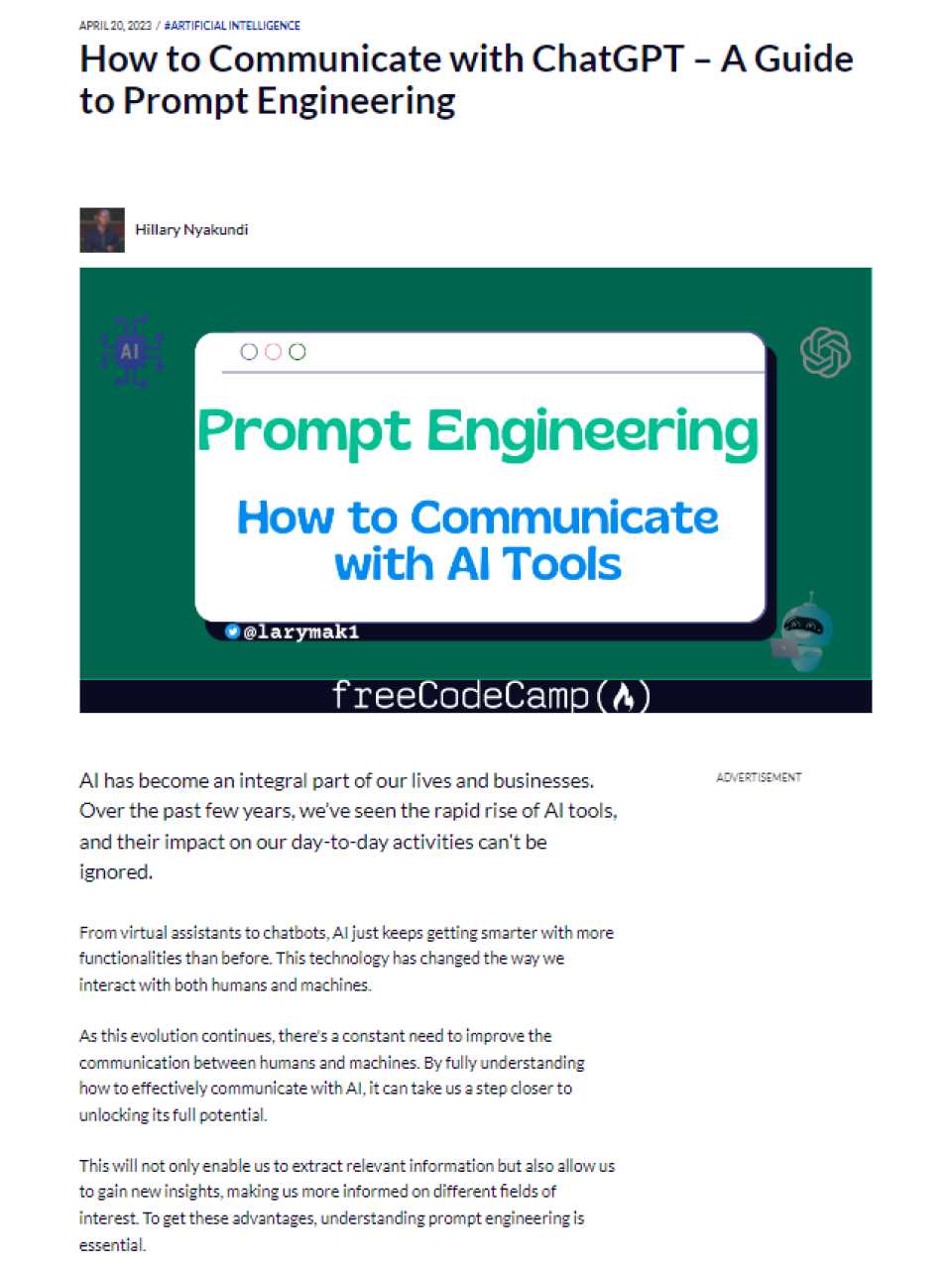 AGGIORNAMENTO PERMANENTEIN PRESENZA
Come si parla con Chat GPT? L’Intelligenza Artificiale e le sfide del suo uso reale in azienda