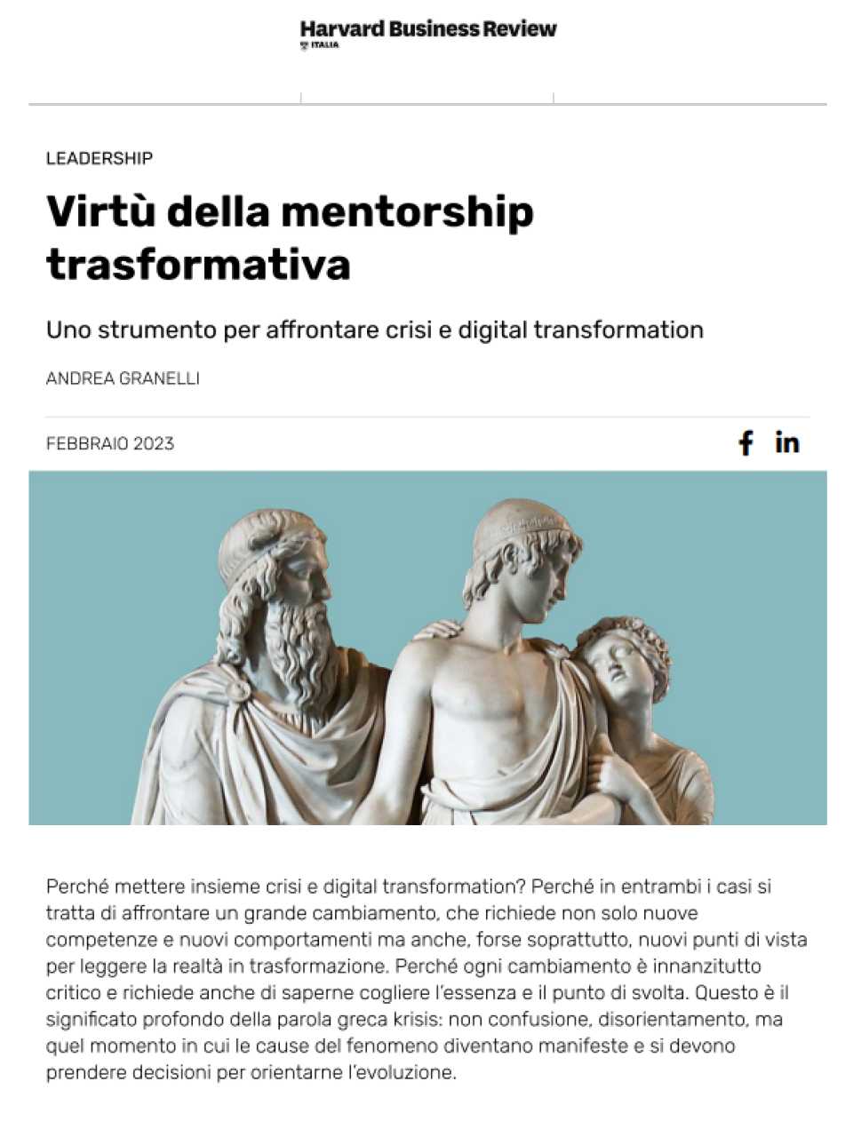 AGGIORNAMENTO PERMANENTEIN PRESENZA
Un leader coach per far crescere il team: 7 pilastri per gli executive