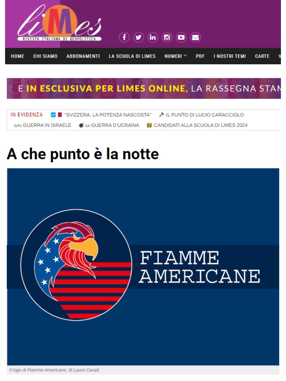 AGGIORNAMENTO PERMANENTEIN PRESENZA
Scenari geopolitici per il 2024: comprendere gli equilibri mondiali in mutamento