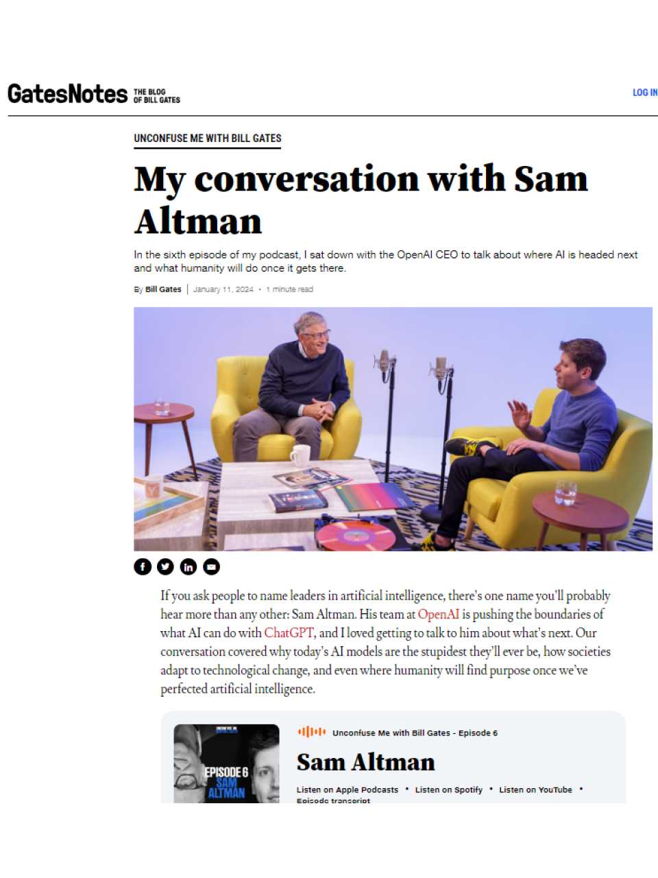 My conversation with Sam Altman