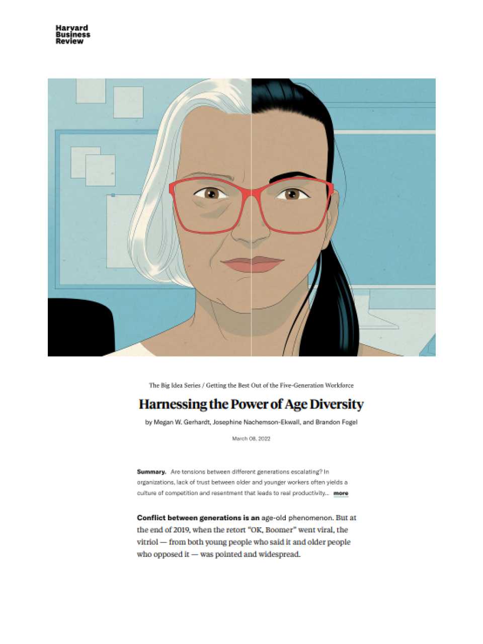 Harnessing the Power of Age Diversity
