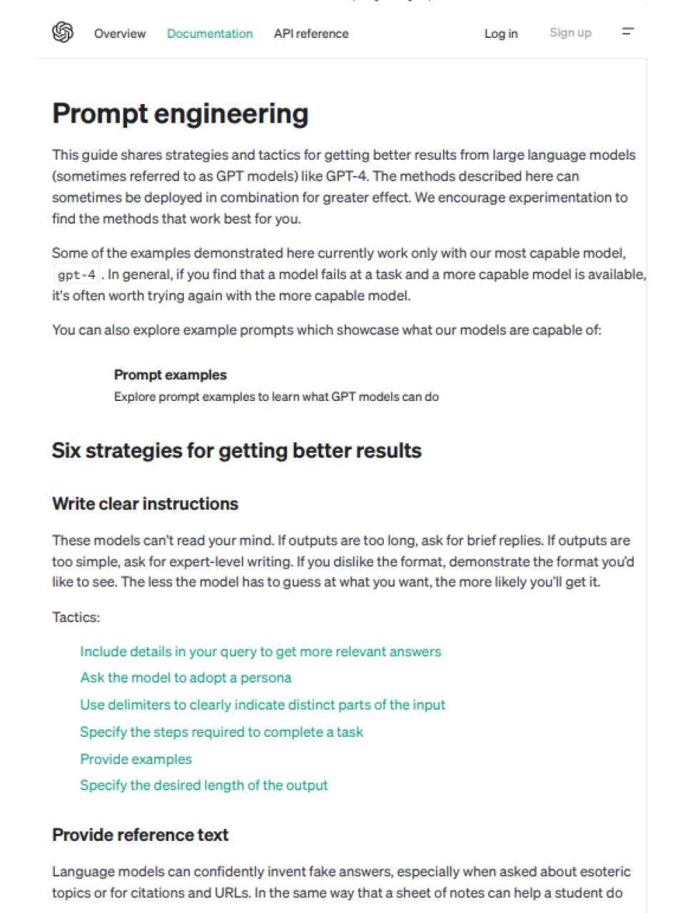 Prompt engineering