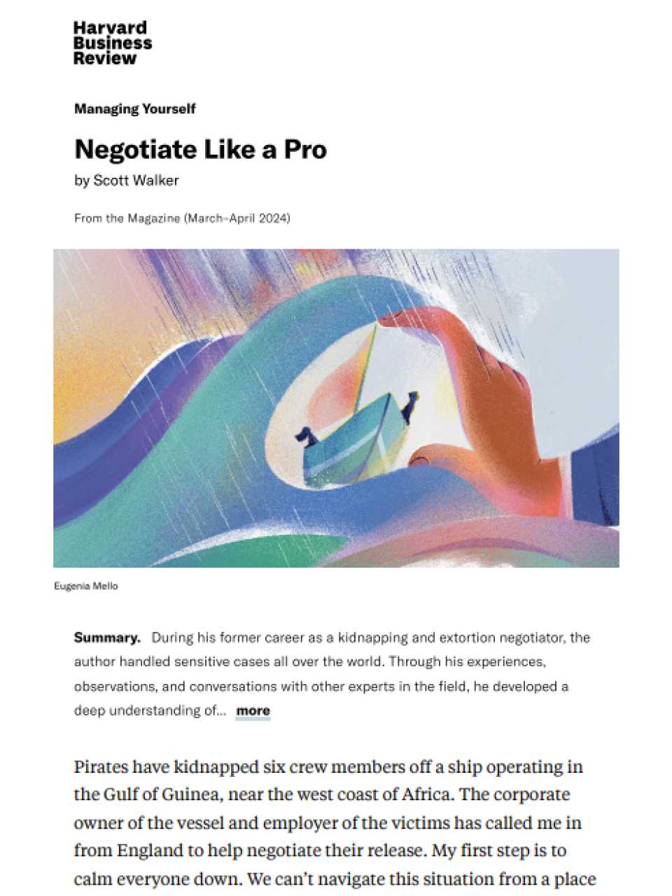 Negotiate Like a Pro