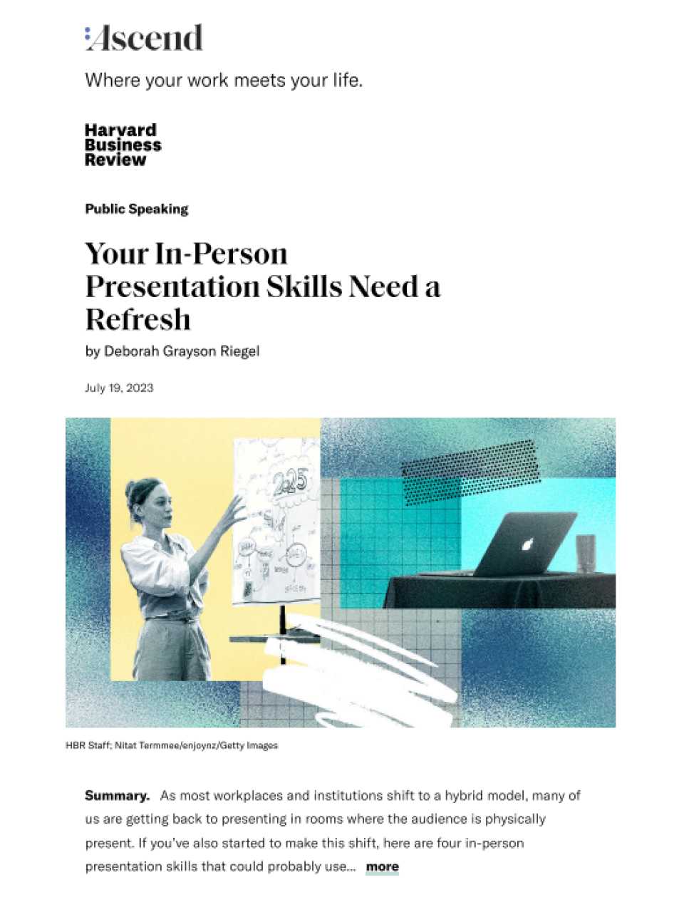Your In-Person Presentation Skills Need a Refresh