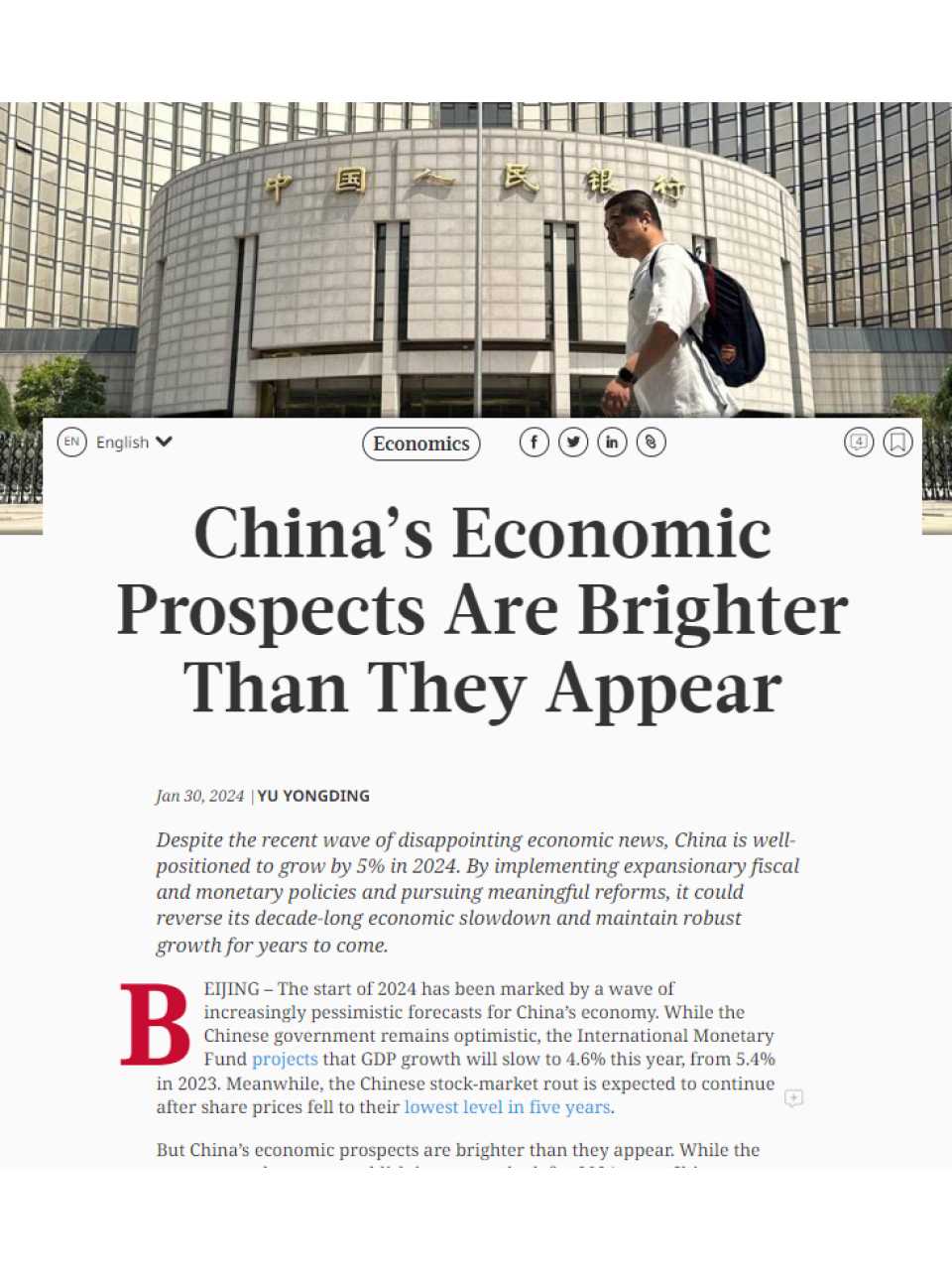 China’s Economic Prospects Are Brighter Than They Appear