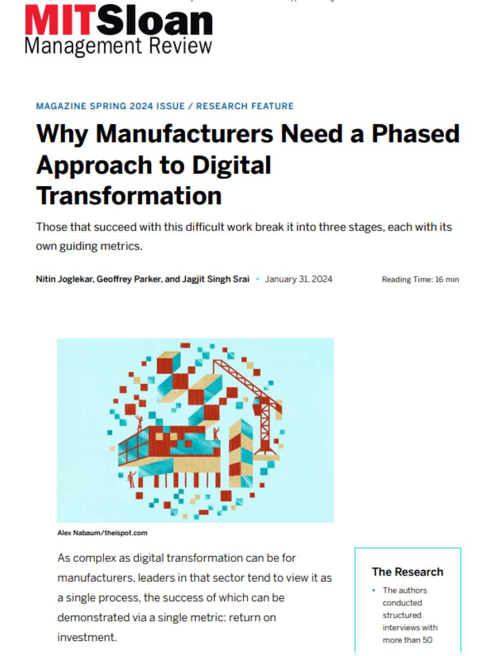 Why Manufacturers Need a Phased Approach to Digital Transformation