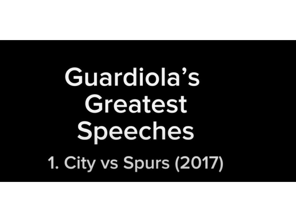 Pep Guardiola Greatest Speeches
