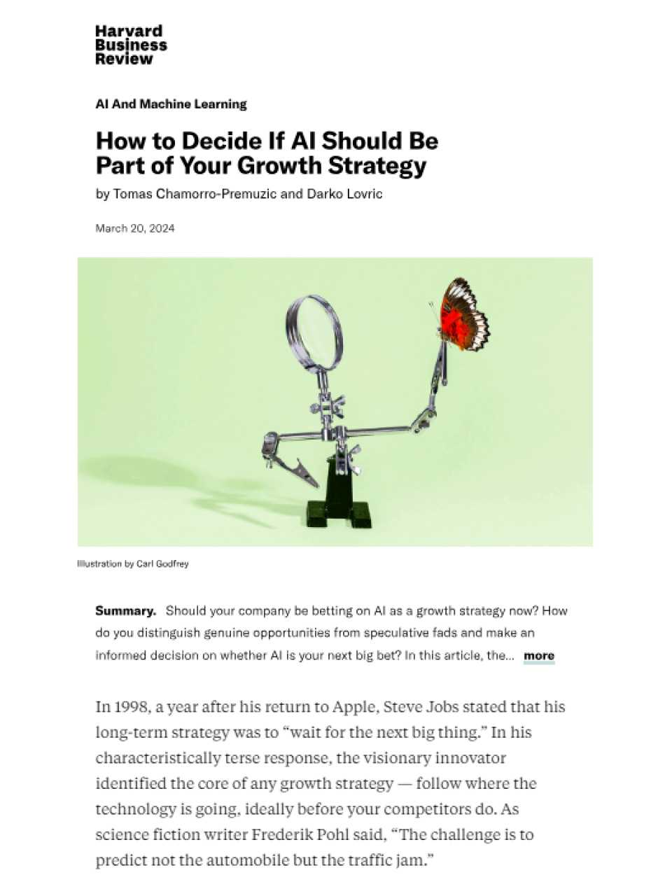 How to Decide If AI Should Be Part of Your Growth Strategy