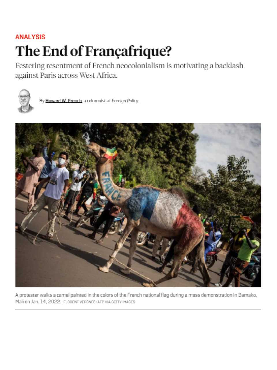 The End of Françafrique?