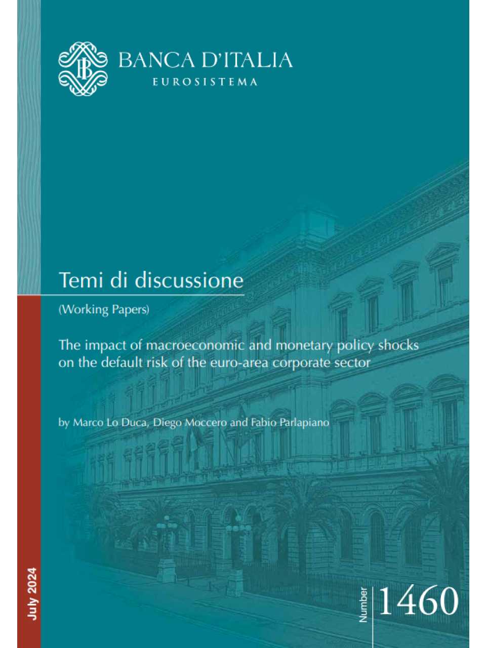 Temi di discussione. The impact of macroeconomic and monetary policy shocks on the default risk of the euro-area corporate sector