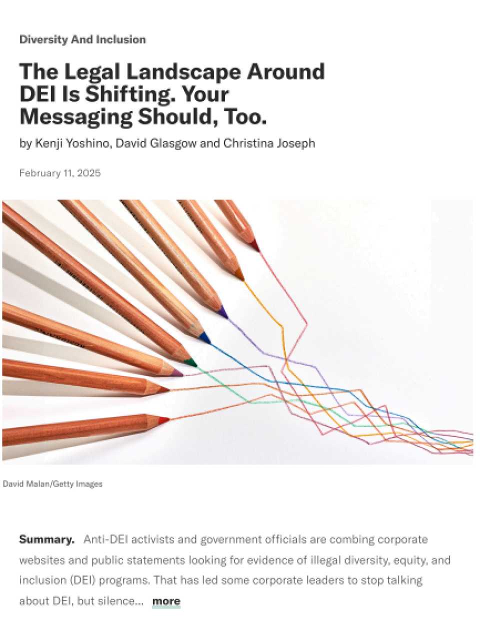 The Legal Landscape Around DEI Is Shifting. Your Messaging Should, Too.