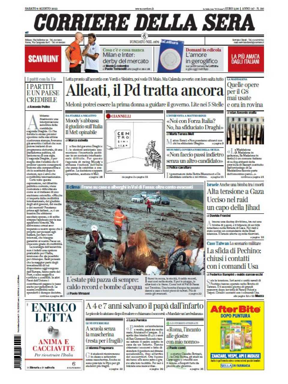 AGGIORNAMENTO PERMANENTEIN PERSON AND VIA WEB
Preview of the Forum
Intelligence on the World, Europe, and Italy