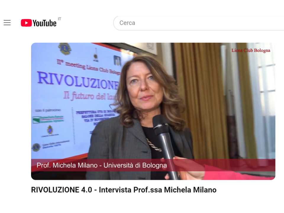 RIVOLUZIONE 4.0 - Intervista Prof.ssa Michela Milano