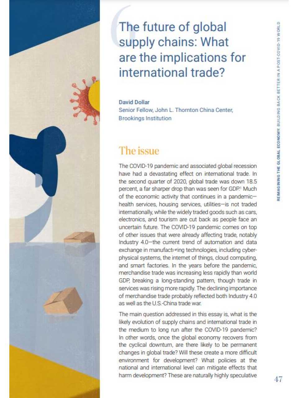 The future of global supply chains: What are the implications for international trade?