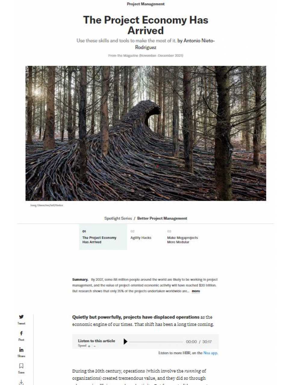 The project economy has arrived