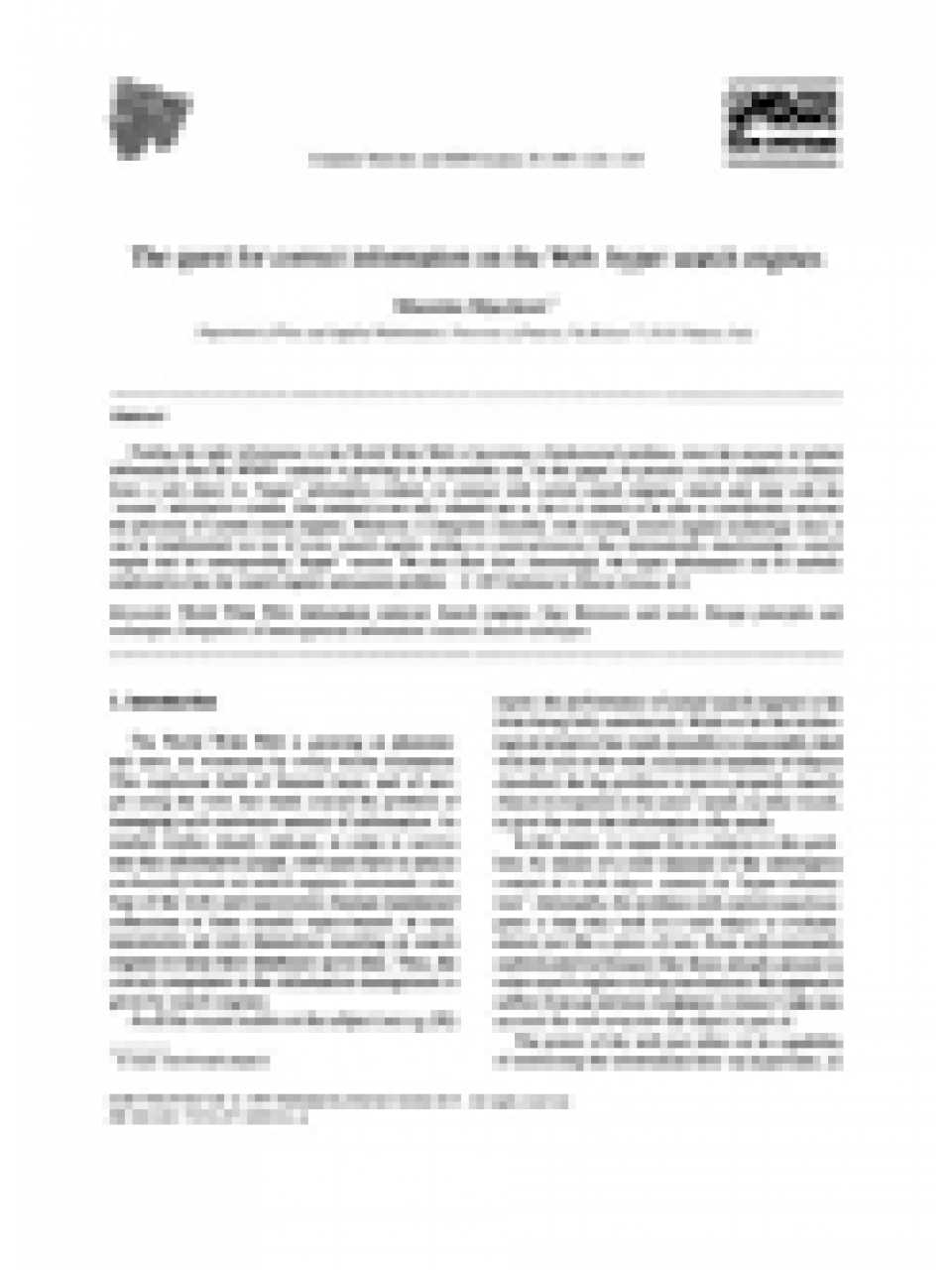 The quest for correct information on the web: hyper search engines