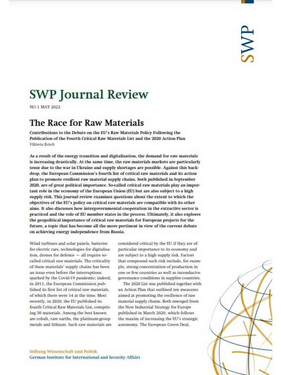 The race for raw materials