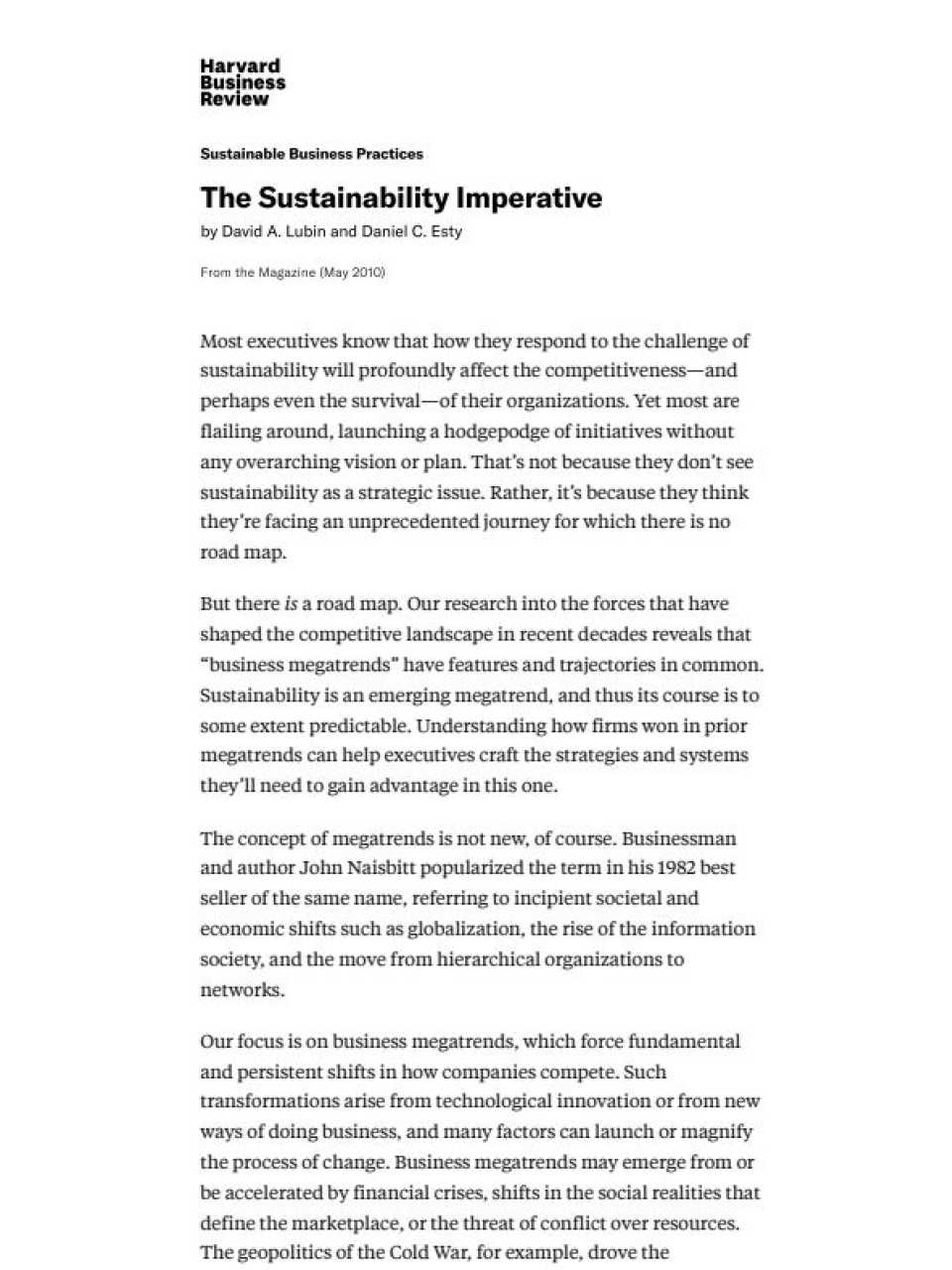AGGIORNAMENTO PERMANENTEIN PERSON
Strategy, competitiveness and sustainability: integrating sustainability and industrial strategies to build the future of your company