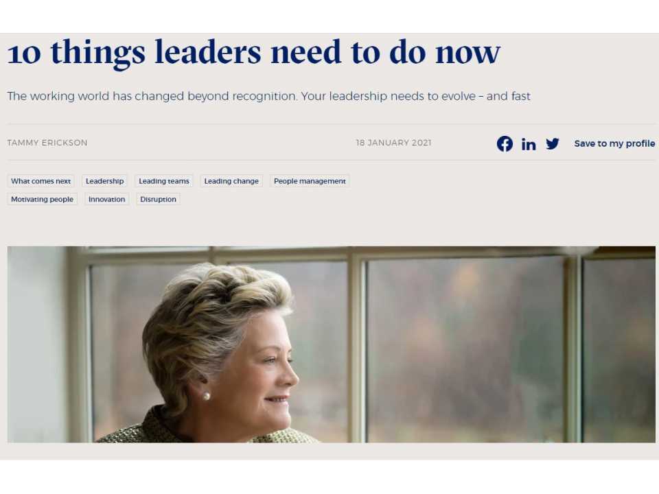 GLOBAL SUMMITVIA WEB
Leadership Global Summit 2021
Reframing Leadership Riflessioni e strumenti per il nuovo scenario