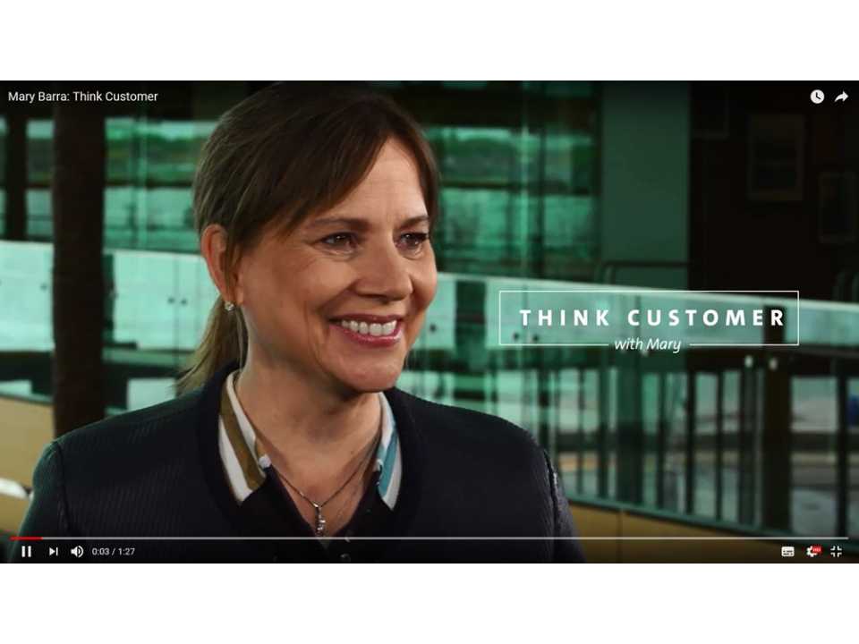 Mary Barra: Think Customer