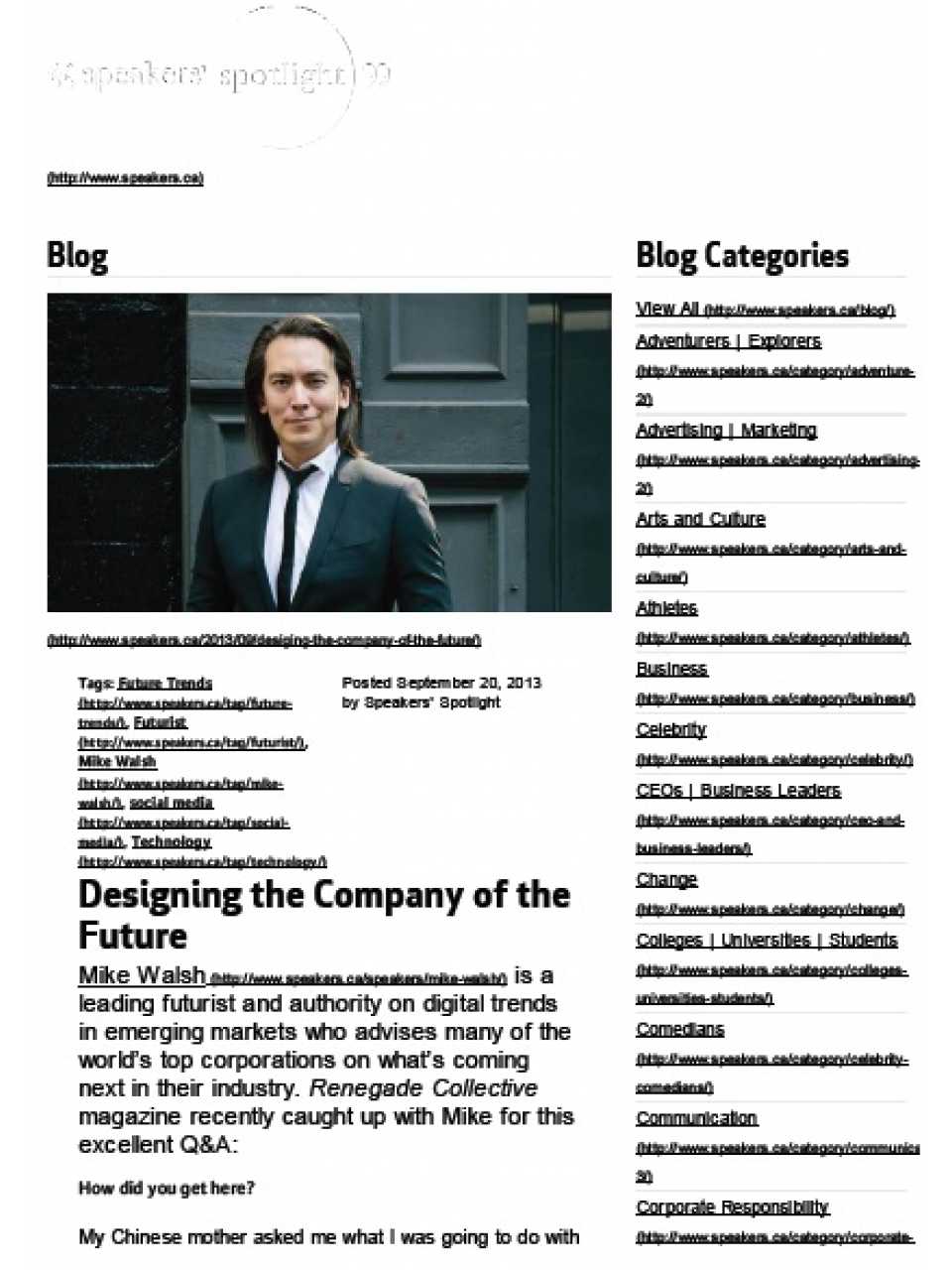 Designing the company of the future