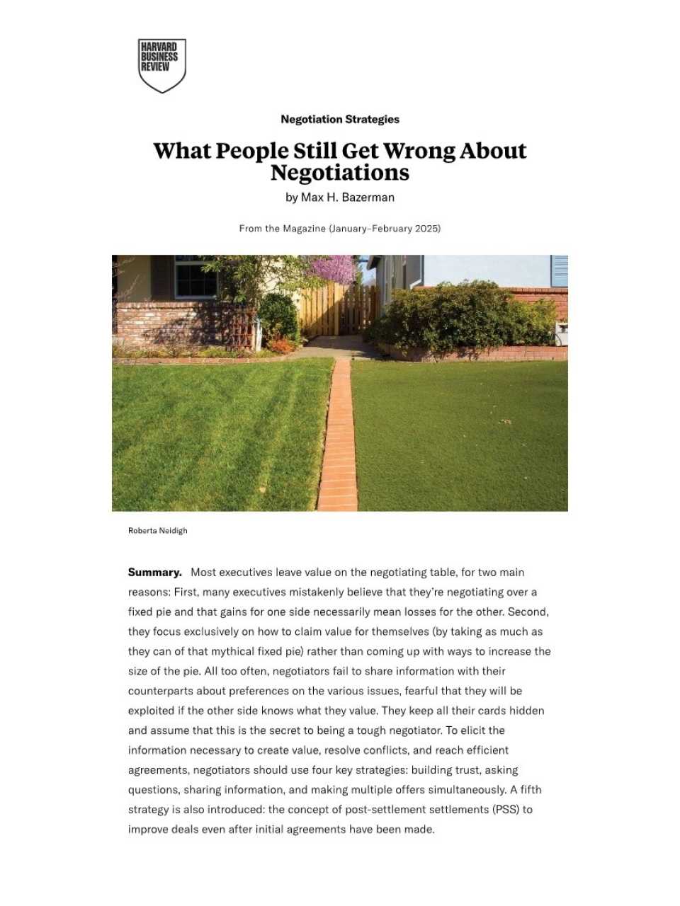 What people still get wrong about negotiations