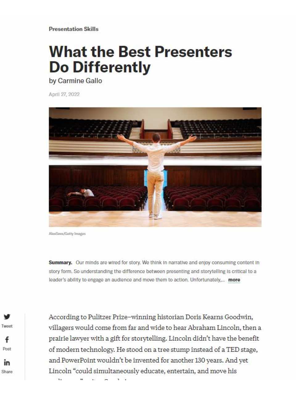 What the best presenters do differently