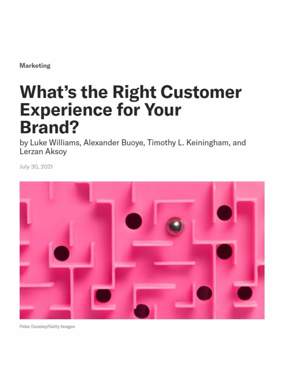 What’s the Right Customer Experience for Your Brand?