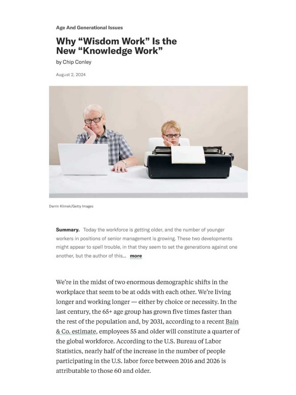 Why “Wisdom Work” Is the New “Knowledge Work”